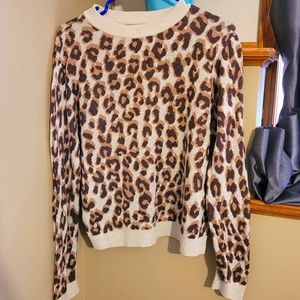 Cheetah print sweater